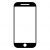 Simple black smartphone vector icon